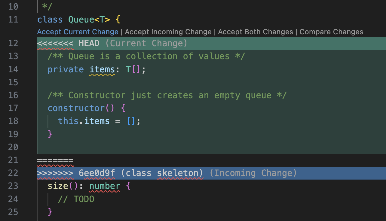 Git is confused if you invert two dependent commits